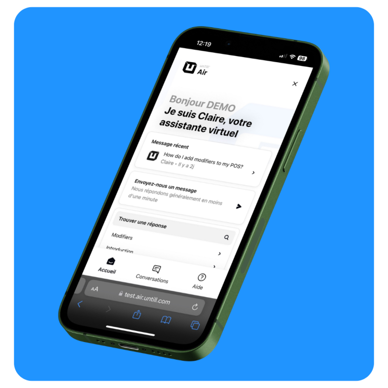C’est Claire, votre assistante virtuelle d’unTill Air